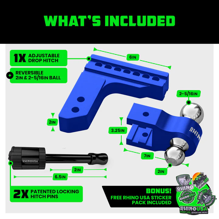 蓝色犀牛款拖车臂