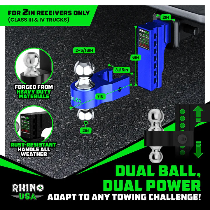 蓝色犀牛款拖车臂